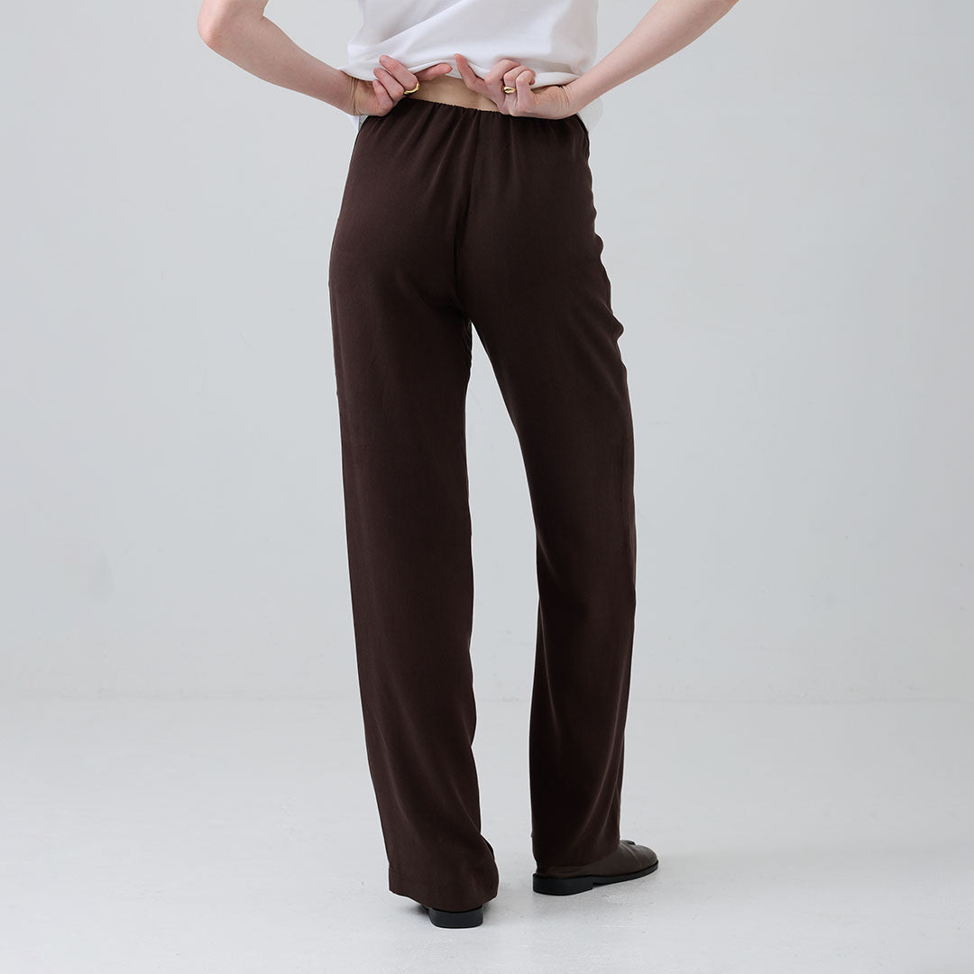 eight to eight Bitter Chocolate Trouser