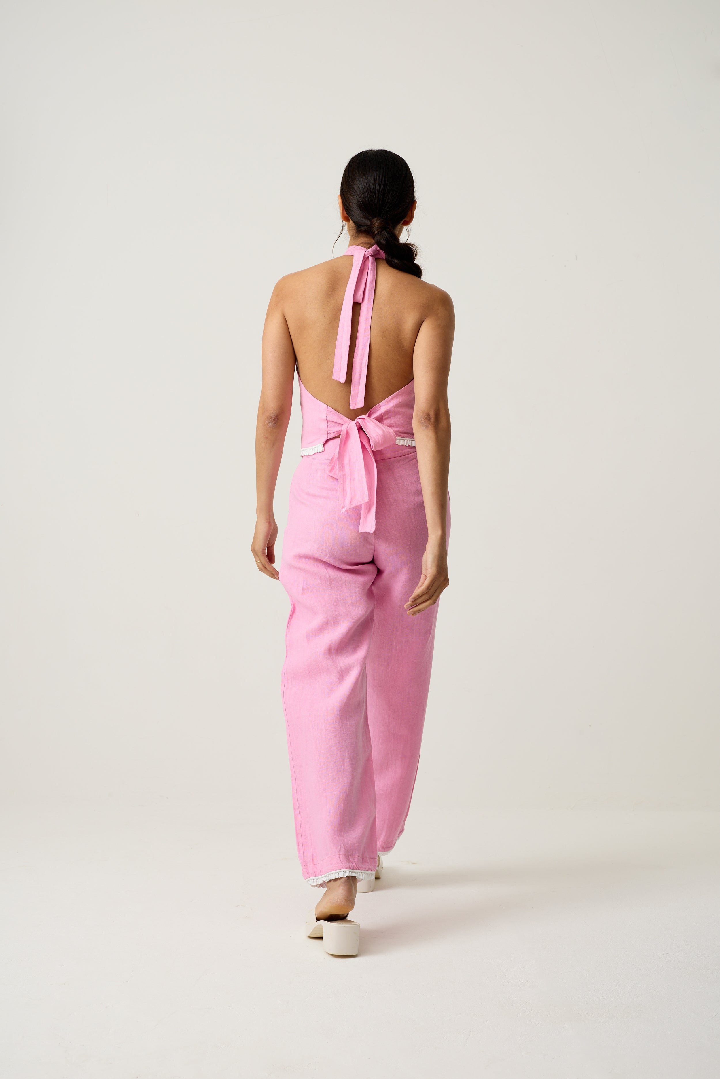 Beyond the Wallflower halter in Peony
