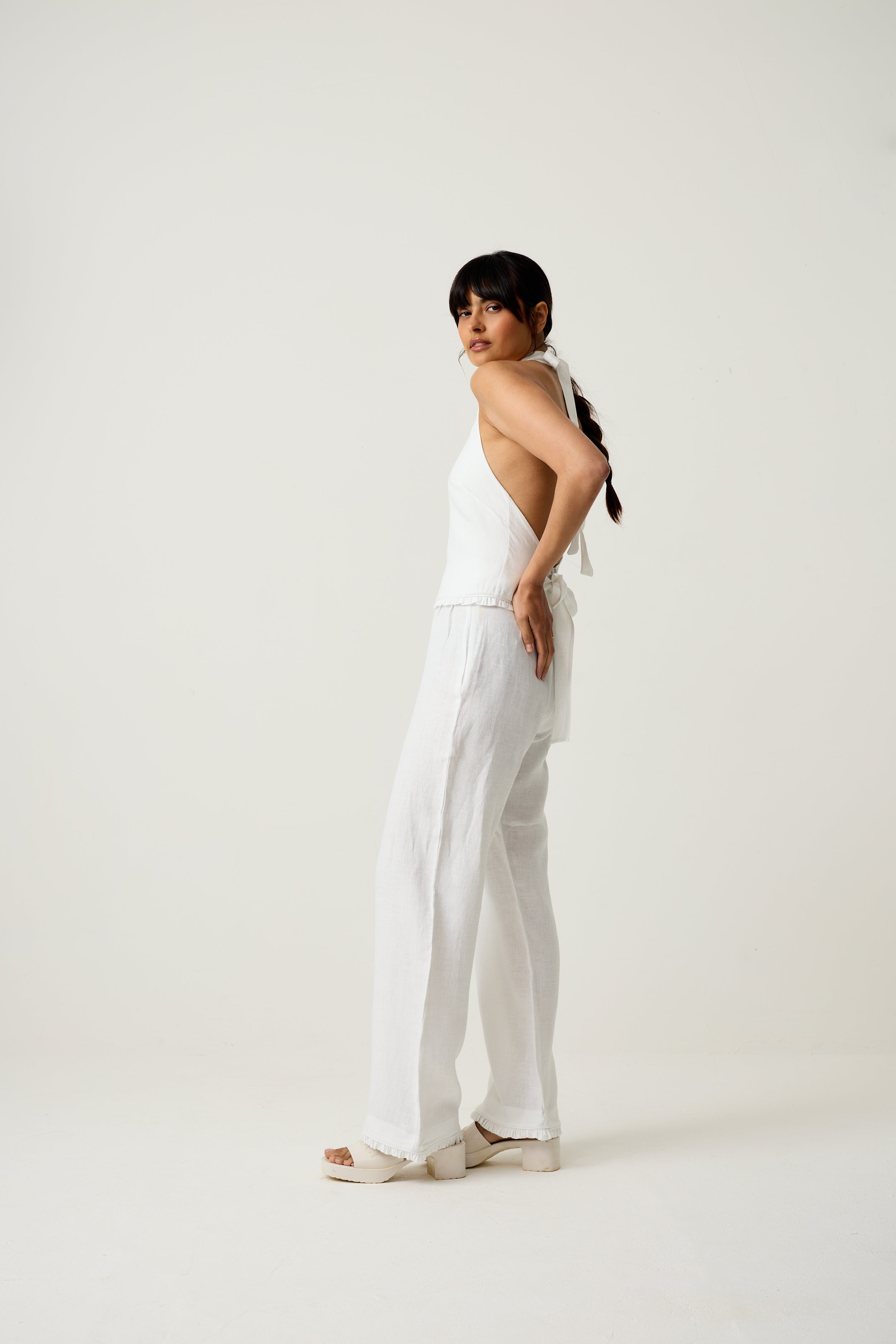 Beyond the Wallflower halter in Salt
