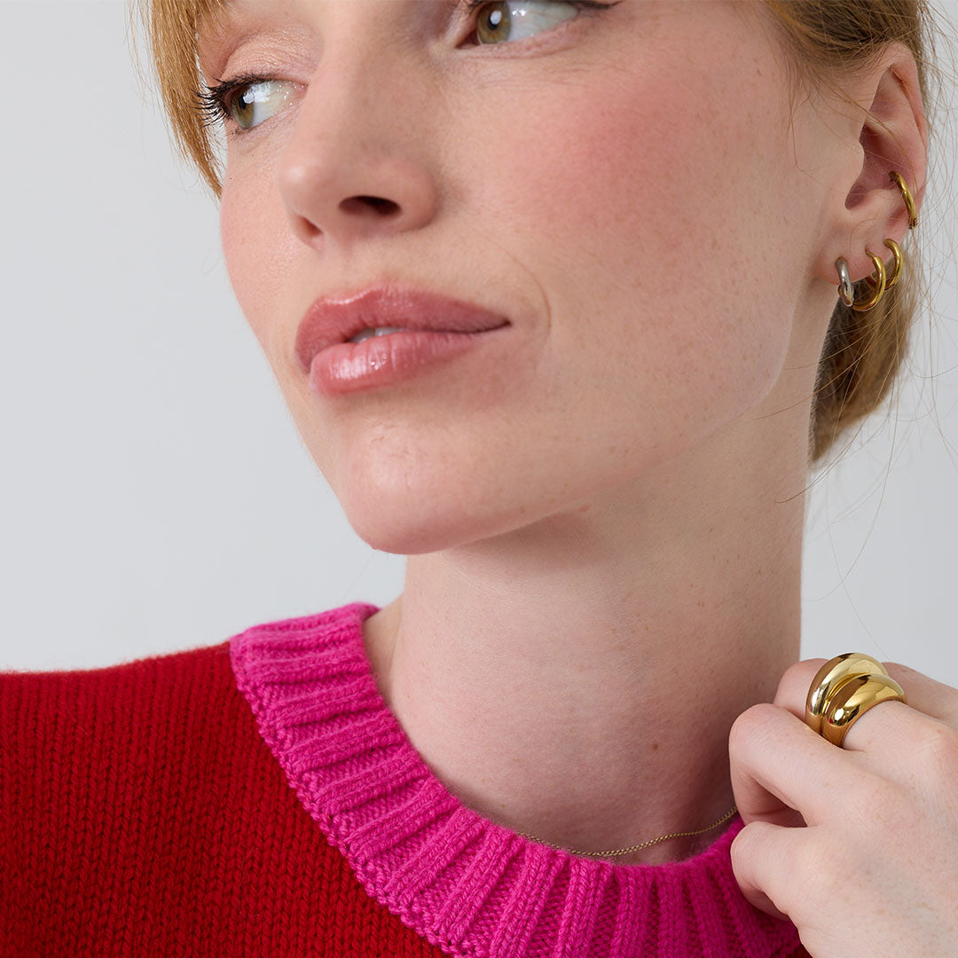 eight to eight Rhubarb Crew Neck Knitted Vest