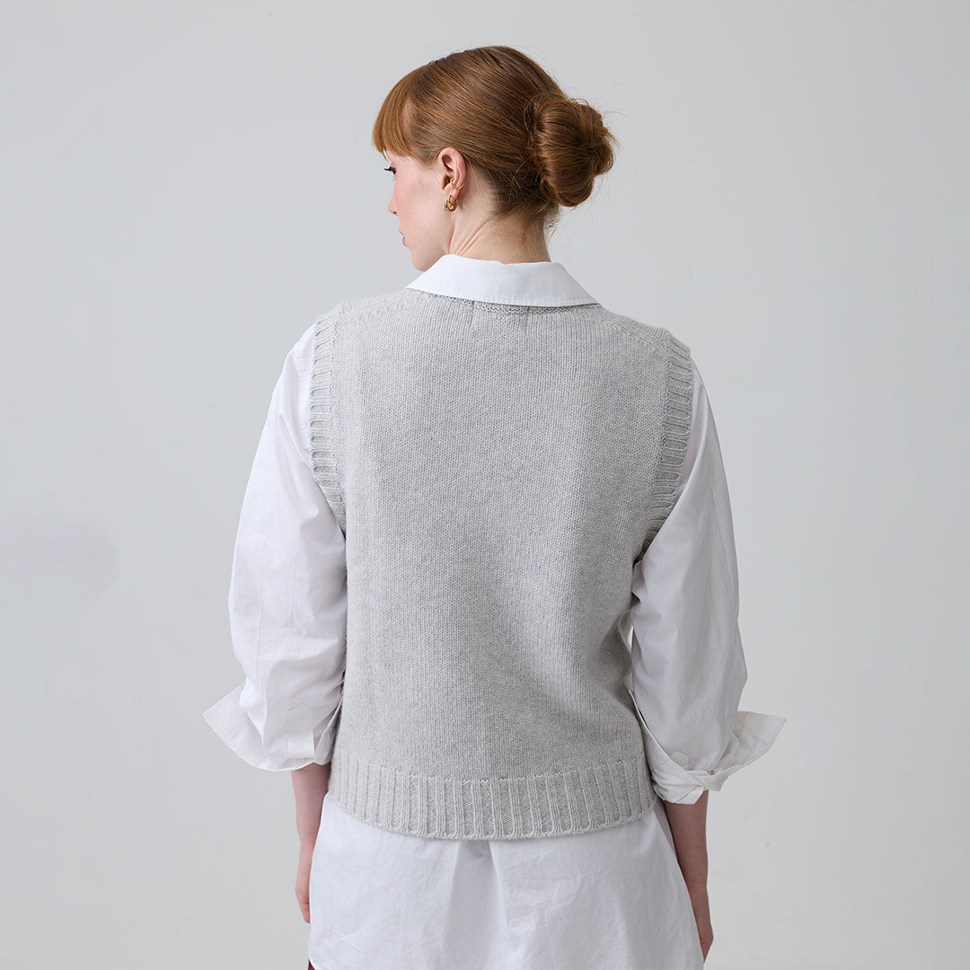 eight to eight Smoke Show Crew Neck Knitted Vest