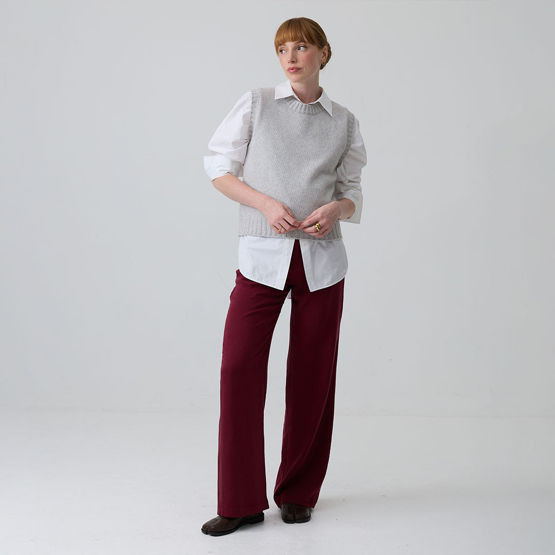 eight to eight Smoke Show Crew Neck Knitted Vest